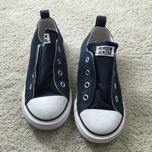 Converse velcro slip on toddler size 9